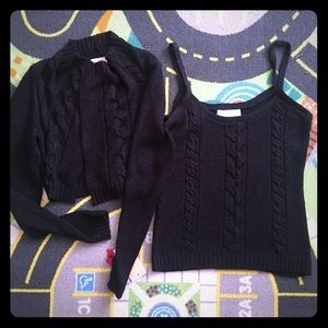 Michael Kors knit set cardigan top